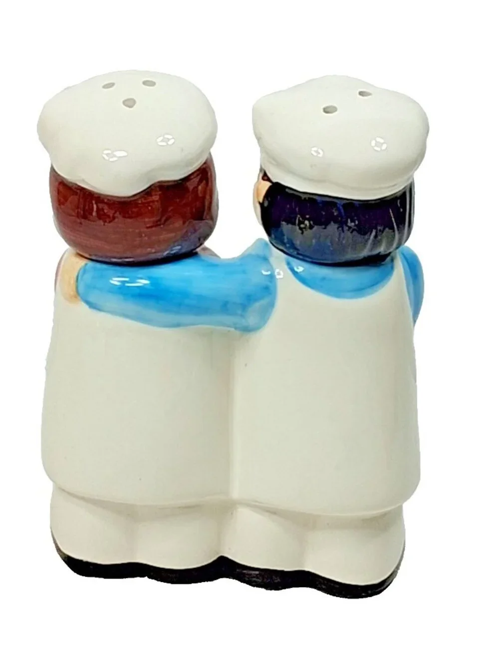 Alco Shakeables Chef And Baker Salt And Pepper Head Shakers NIB 5